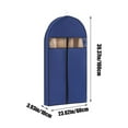 thumbnail image 3 of Nmdmisc 40" Gusseted Travel Garment Bag with Accessories Zipper Pocket Hanging Garment Bags for Closet Storage Suit Garment Cover for Shirts Jackets Coats Dance Costume,Blue, 3 of 6