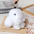 thumbnail image 1 of TopLLC Rabbit Costume Mignon Rabbit Pendant Porte-Clés Accessoires de Sac Soft Rabbit Velvet Ball Pendant Handmade Soft Rabbit Velvet Ball Pendant, 1 of 4