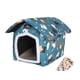 thumbnail image 2 of Caseta plegable para gatos de exterior, refugio para gatos callejeros, cueva cálida para mascotas, artículos para mascotas S Green, 2 of 9