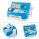 thumbnail image 4 of Caja registradora creativa, de simulación con pilas, tienda de supermercado, juguetes, cajero de para niños de 3, 4, 5, 6 y más azul, 4 of 8