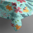 thumbnail image 3 of Pioneer Flower Floral Print Pattern Rectangle Tablecloth 60"x120",Waterproof Polyester Rectangle Table Cloth, Wipeable Spillproof Polyester Tablecloth for Dining, Camping, Indoor and Outdoor, 3 of 6