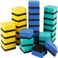 thumbnail image 2 of DEBGFS Mini Dry Erasers  Magnetic Whiteboard Erasers for Classroom Supplies  Dry Erase Erasers(3 Colors  120 Packs), 2 of 7