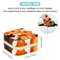 thumbnail image 5 of Maple Leaf Pumpkin Travel Portable Square Jewelry Display and Decorative Box with Bracelet Holder - Ideal for Rings, Earrings, Necklaces, Bracelets, and More - Suitable for Girls and Women, 5 of 6