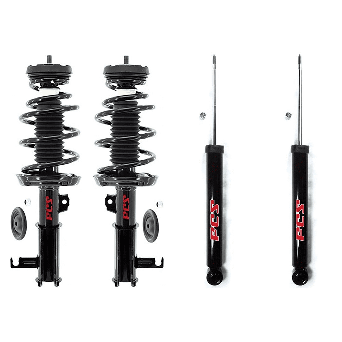 FCS Front Rear Shocks Struts Assembly Complete Coil Spring Suspension For Chevrolet Impala 2014