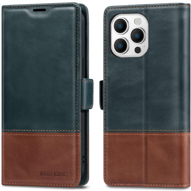 Funda tipo cartera KeziHome compatible con iPhone 15 Pro Max