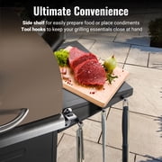 Z GRILLS Flame Expert 572 Sq.in Cooking Area 8 in 1 Wood Pellet Grill & Smoker with Direct Flame Searing, Auto Temperature Control for Outdoor BBQ, Bronze-6002B
