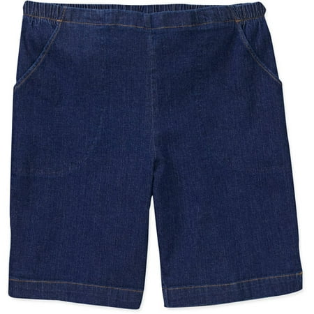 Just My Size Women's Plus-Size 2-Pocket Pull-On Stretch Shorts