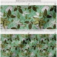 thumbnail image 2 of Soimoi Green Cotton Poplin Fabric Artistic Leaves Fabric Prints By Yard 42 Inch Wide, 2 of 7