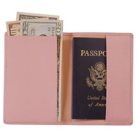 Genuine Leather Passport Holder and Travel Document Organizer