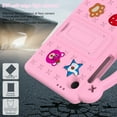 thumbnail image 6 of TECH CIRCLE Kids Friendly Case for Samsung Galaxy Tab A9 8.7", Cute Shockproof Rugged Tablet Case with EVA Foam Handle & Kickstand & DIY Accessories ,Full Protective Cover Galaxy Tab A9 8.7" 2023,Pink, 6 of 8