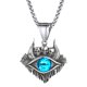 thumbnail image 1 of RV Collar de ojo de diablo Türkiye, colgante de ojo azul de calavera oscura, joyería Ac Sailing Electrónica, 1 of 5