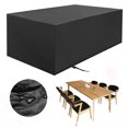 thumbnail image 1 of Funda para Muebles de Jardín para Mesa y Sillas, Rectangular, Impermeable, a Prueba de Viento, Funda Protectora Oxford para Muebles de Jardín con Salidas de Aire, Negro, 120 * 120 * 72 cm ACTIVE Biensenido a ACTIVE, 1 of 4