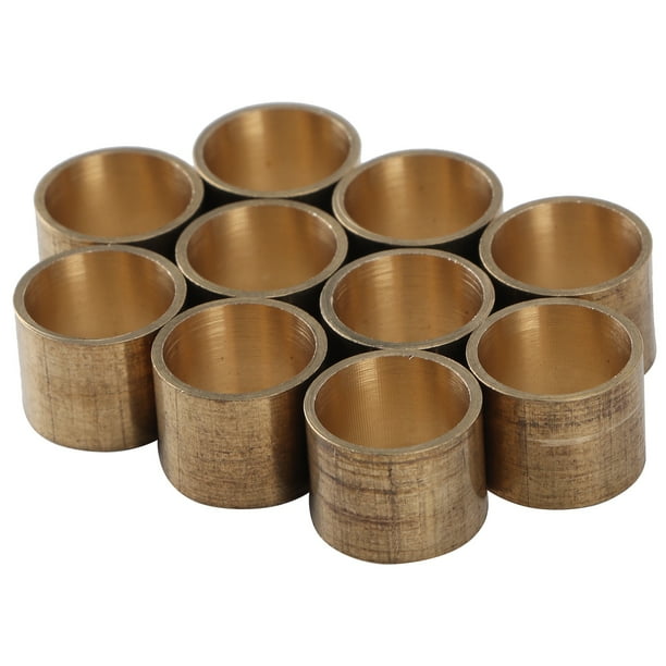 Casquillos de puntas para tacos de billar NikouMX 10 piezas de latón