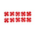 thumbnail image 3 of 10Pcs 100mm 4 Blades Propeller ABS 100mm Power Plant Driveline Systems Propellers with 2mm Hole DIY Boat Propellers, 3 of 7