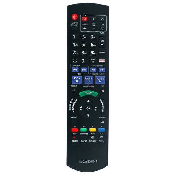 N2QAYB001043 Replace Remote for Panasonic Blu-ray Player DMR-PWT550 DMRPWT550