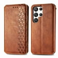 thumbnail image 2 of Dteck Case for Samsung Galaxy S23 Ultra,Magnetic Leather Card Slots Wallet Case Hybrid Rubber Shockproof Kickstand Cover for Galaxy S23 Ultra, Brown, 2 of 5