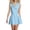 Light Blue A2, variant on Antinious Ladies Sleeveless V-Neck Button Soft Loose Versatile Daily Casual Dress