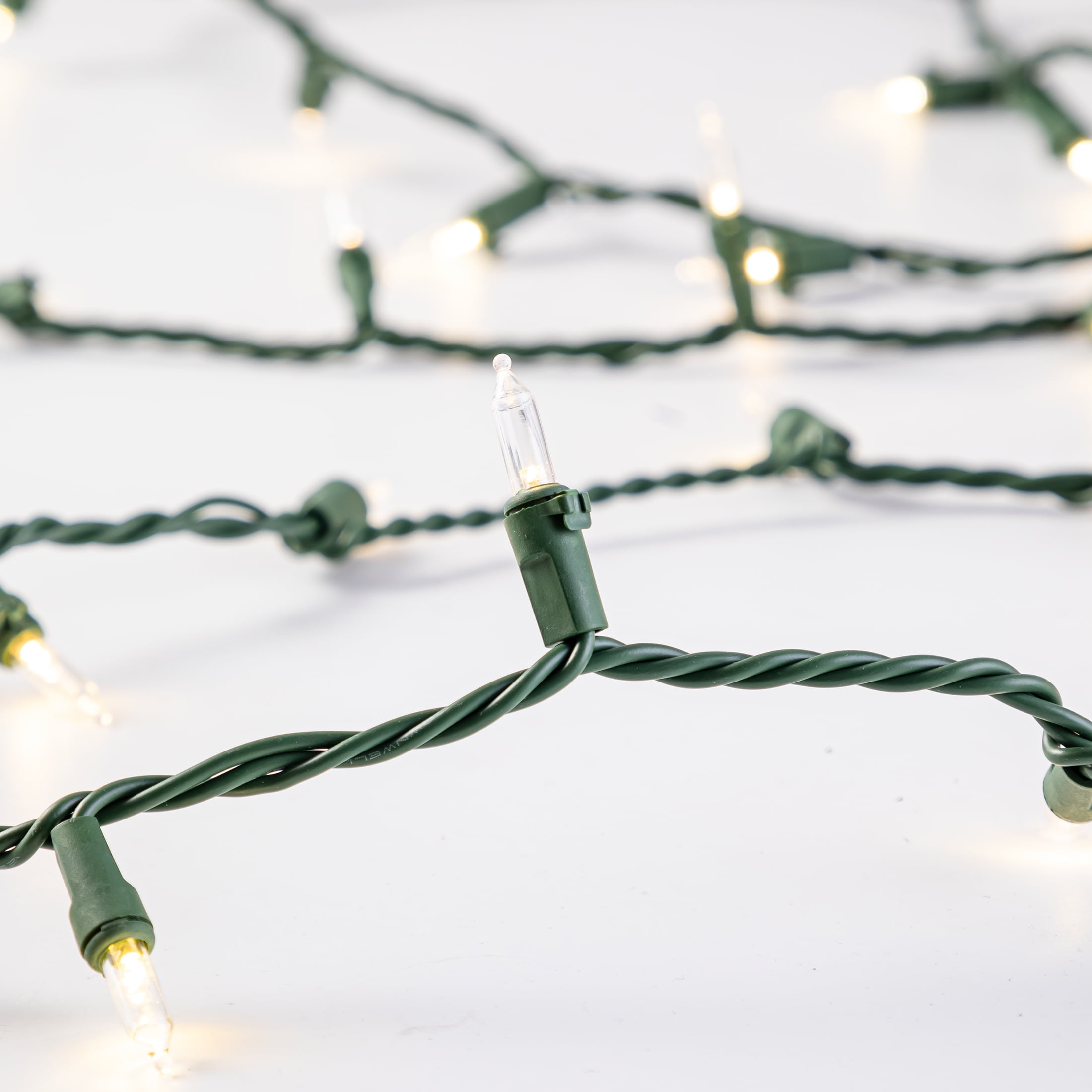 Indoor/Outdoor 500-Count LED Mini Christmas String Lights, Warm White, 114', by Holiday Time