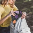 thumbnail image 5 of FORMRS 15-15.6 inch Laptop Sleeve Case Soft Carrying Quilted Computer Bag Cover, Halloween Orange Ghosts, 5 of 7