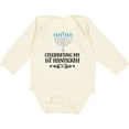 thumbnail image 3 of Inktastic My 1st Hanukkah Celebration Boys or Girls Long Sleeve Baby Bodysuit, 3 of 5