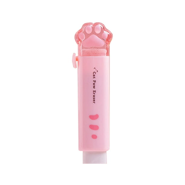 Borrador Limpiador de garras de gato de dibujos animados, borrador de lápiz bonito, útiles escolares ecológicos Tmvgtek Libre de BPA