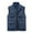 Dark Blue Tops for Men, variant on IYTR Men's Outdoor Lightweight Stand Collar Multi-Pocket Quick Dry Travel Vest with Zipper Pockets Fishing Hiking Vest Waistcoat Army Green L