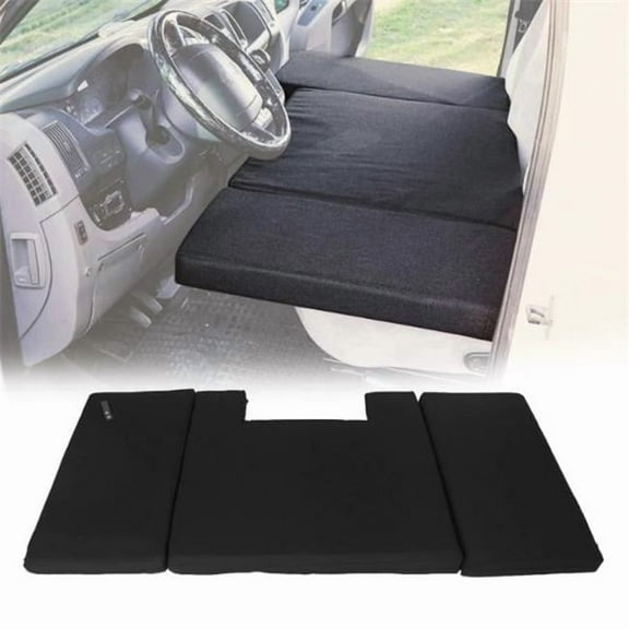 OMAC USA 7522CFB001 Front Cab Camper Mattress Bed for 2003-2015 VW T5 Transporter, Black