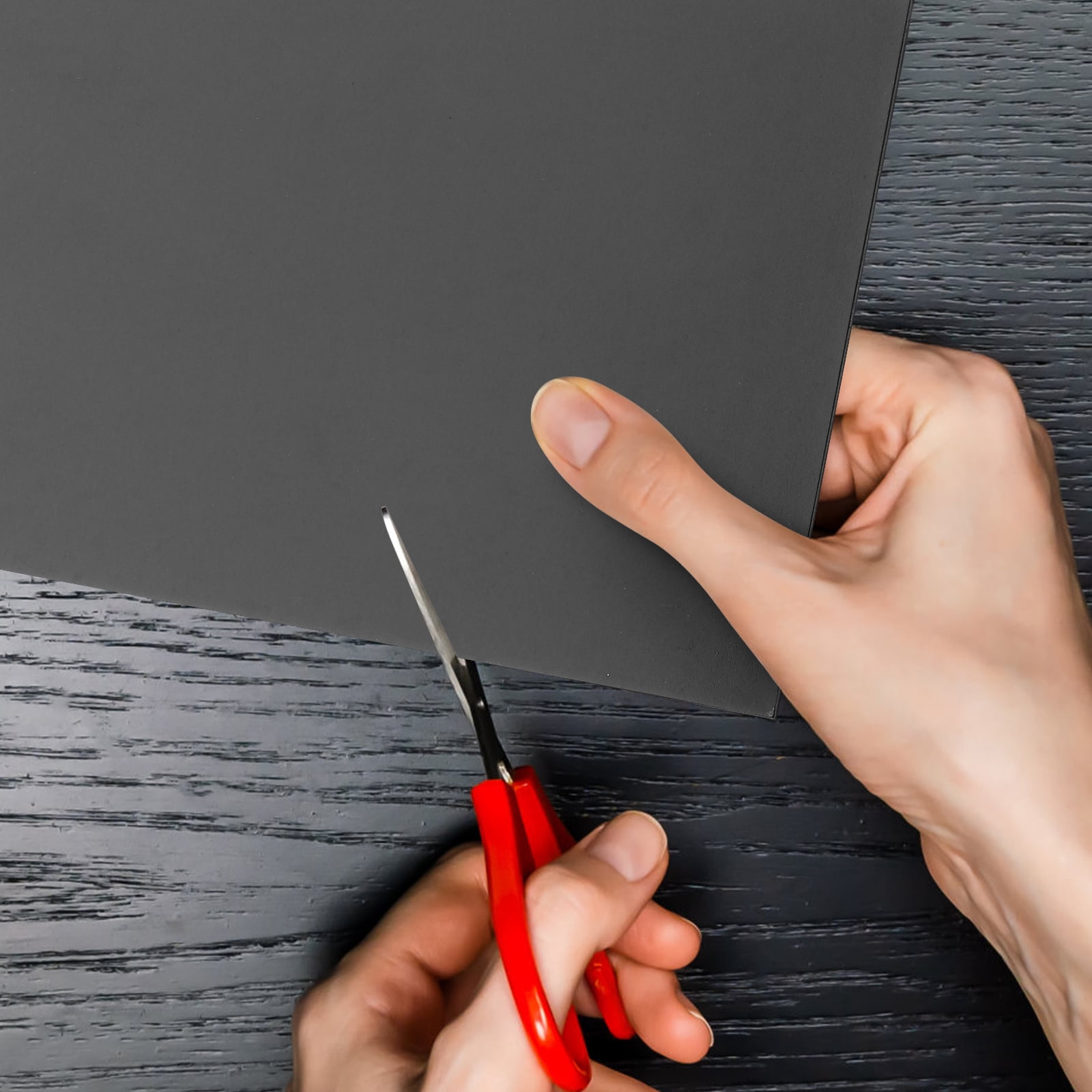 5 Pcs Adhesive Magnet Patch Sheet for Kitchen Black