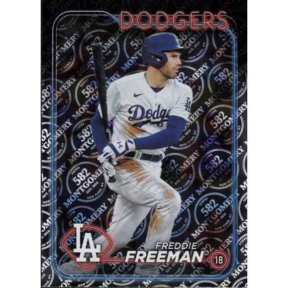 2024 TOPPS 582 MONTGOMERY CLUB #102 FREDDIE FREEMAN LOS ANGELES DODGERS
