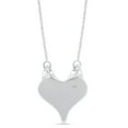 thumbnail image 3 of AFFY Tiny Animal Fox Pendant Necklace For Women in 14k White Gold Over 925 Sterling Silver, 3 of 7