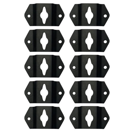hongheyi 10PCS Hanging Speaker Bracket Iron Replacement Connector for Sound Box Speaker