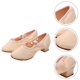 thumbnail image 2 of 1 Pair Female Sole Low Heel Ballet Dance Shoes Stage Performance Shoes, 2 of 3