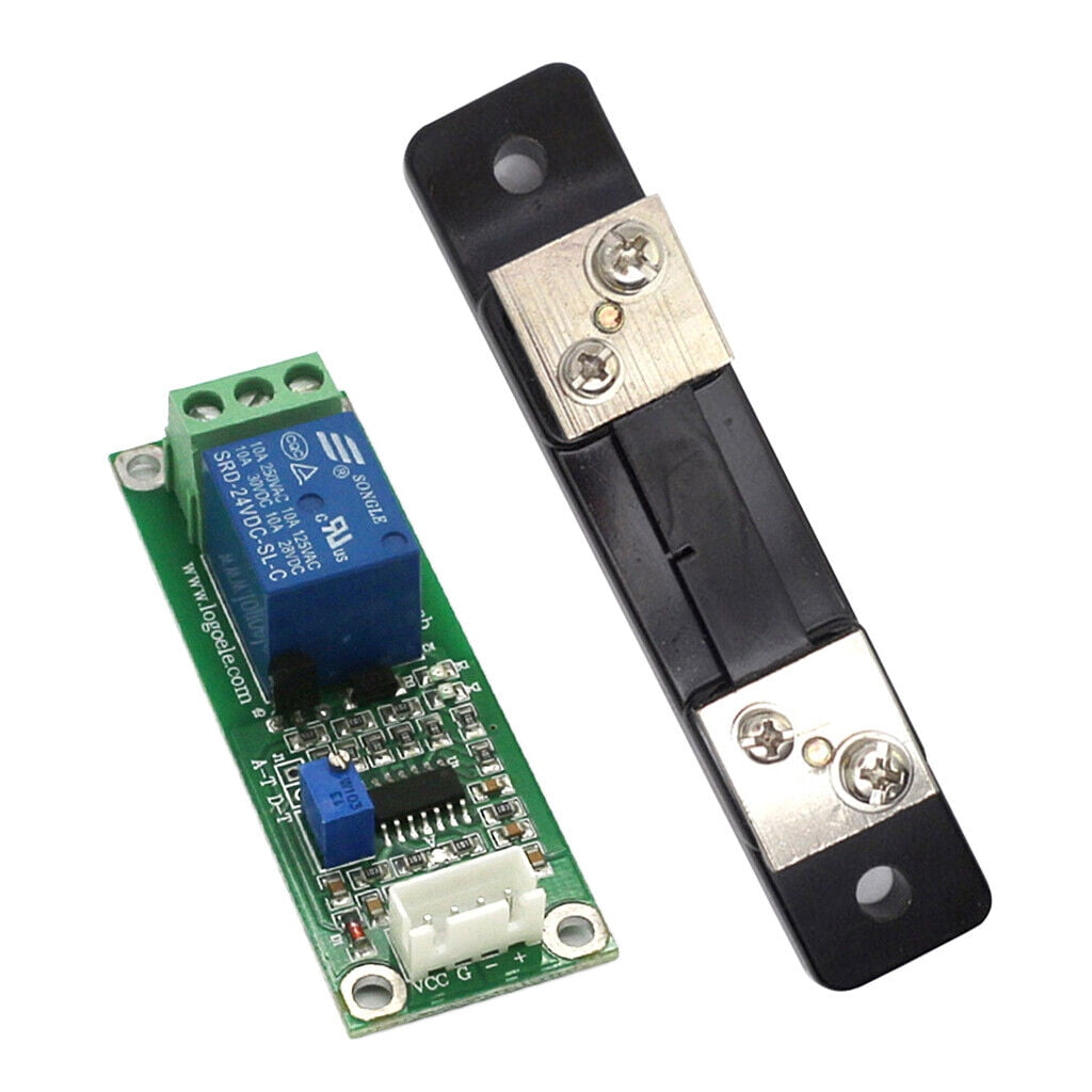 DC Current Shunt Sensor Module Current Detection Sensor Relay Output