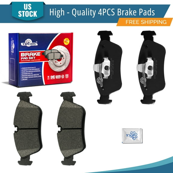 YXPCARS D781: 4PCS Front Ceramic Brake Pads for BMW 318i 318is 318ti 320i 323Ci 323i 323is 325Ci 325i 325xi 328Ci 328i 328is Z3 Z4