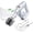 Silver and Chrome, variant on 7-Speed Digital Hand Mixer with DC Motor, Slow Start, Snap-On Case, Soft-Scrape Beaters, Whisk, Dough Hooks, Matte Black
