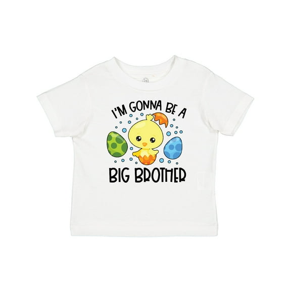 Inktastic Easter I'm Gonna Be a Big Brother with Green and Blue Eggs Boys Baby T-Shirt