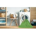 thumbnail image 2 of Ahgly Tapis Rond Lavable en Machine Intérieur Transitionnel Vert Émeraude, 4 Pieds Rond, 2 of 7