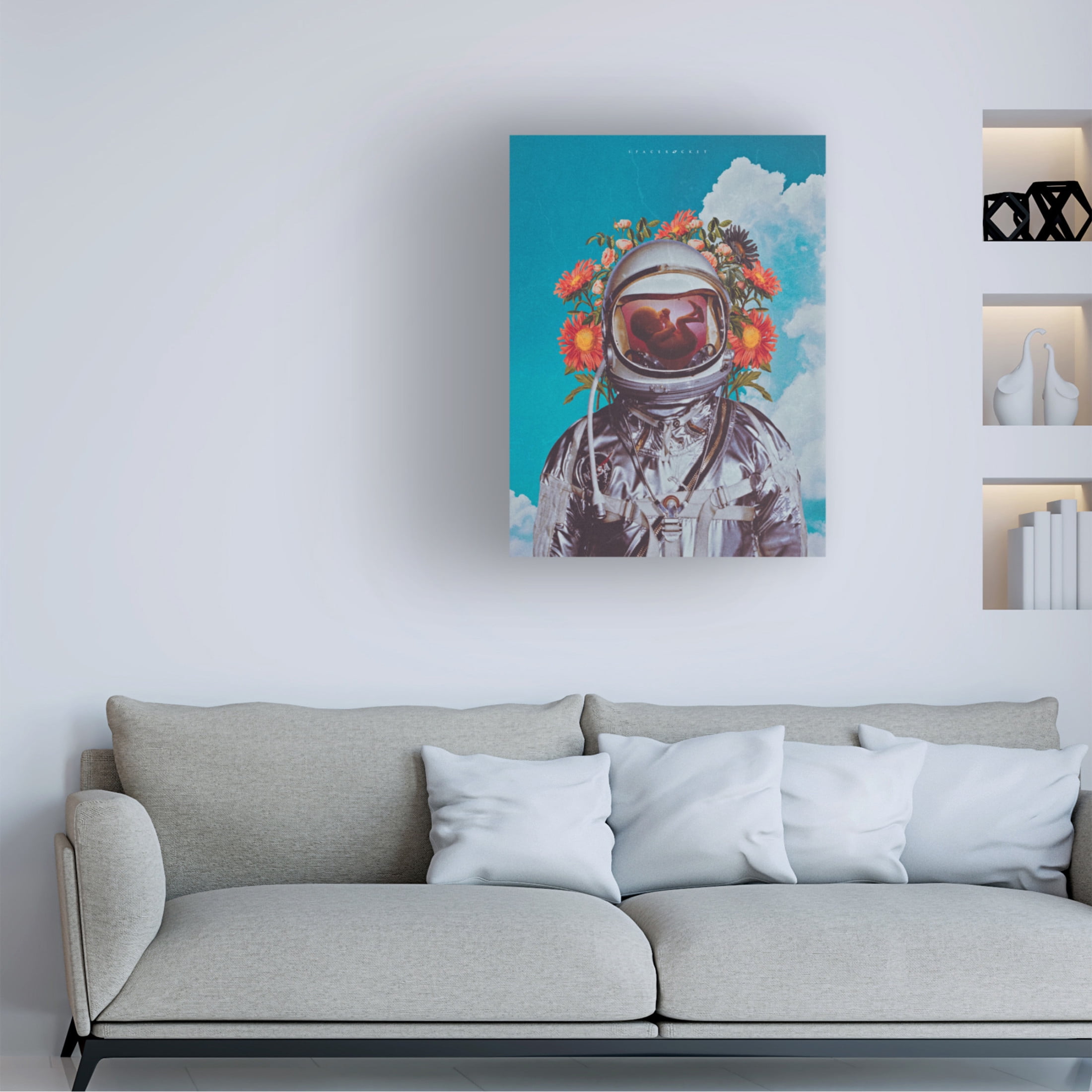 Trademark Fine Art spacerocket art 191 Canvas Wall Art