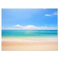 thumbnail image 2 of Cloudy Horizon Over Beach - Seashore Photo Canvas Print, 2 of 3