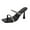 Black, variant on Bxsruta Rhinestone Strap Dress Pumps, Women's Square-Toe Evening Shoes - Moderate Heel Height for Extended Wear