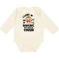 thumbnail image 3 of Inktastic Monkey I Love Hanging out with My Cousin Boys or Girls Long Sleeve Baby Bodysuit, 3 of 5