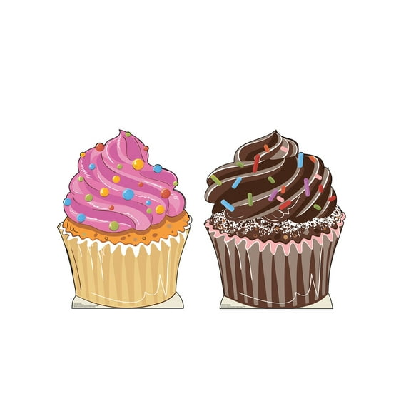 Cupcakes Cardboard Standup