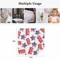 thumbnail image 5 of 250th Anniversary Cloth Napkins, 4th of July America Freedom Patriotic Washable and Reusable Dinner Napkins Set of 2, Table Napkin for Kitchen Party Birthday Wedding Hotel Housewarming 20"x20", 5 of 9