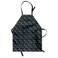 thumbnail image 1 of Tree Apron, Acorn Autumn Scandinavian Minimalistic Pattern, Unisex Kitchen Bib with Adjustable Neck for Cooking Gardening, Adult Size, Dark Indigo Multicolor, by Ambesonne, 1 of 4
