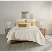 Oporto Geometric Soft Texture Reversible Comforter Set 4 Pcs Queen Size Made In Mexico