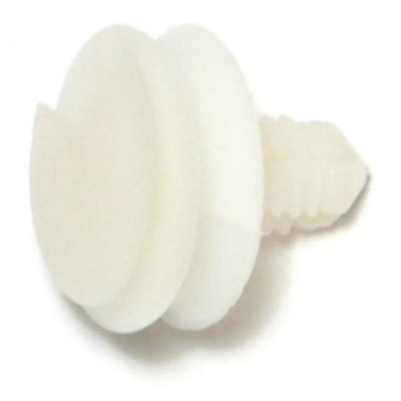 3/4" x 5/16" x 1/2" White Plastic Panel Retainers PSCW-014 (15 pcs.)