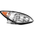 thumbnail image 4 of AUTOMUTO Headlights Assembly 8115006190 8111006190 Chrome Housing Amber Reflector Clear Lens Headlights Replacement For Toyota Camry 2005-2006, 4 of 5