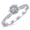 platinum, variant on 14K White Gold 3.25 Carat LAB GROWN DIAMOND Classic Side Stone Pave Set Round Cut Diamond Engagement Ring (D-E Color VS1-VS2 Clarity 3 Ct Center)