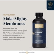 Quicksilver Scientific Membrane Mend - Brain, Cellular & Healthy Aging Support with Phosphatidyl Choline (PC), Vitamin E Tocotrienols, Ahiflower Oil & Astaxanthin Supplements (3.38oz / 100ml)
