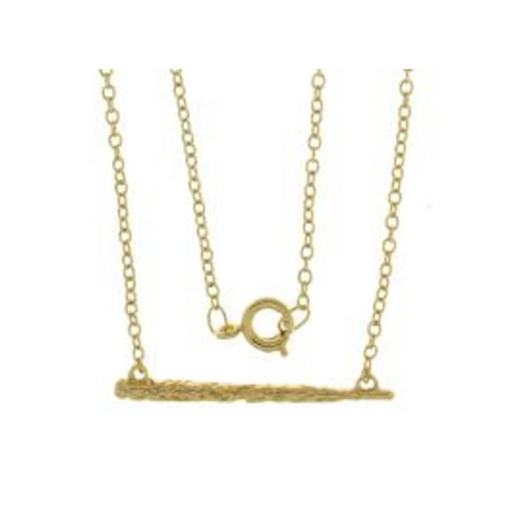 Harry Potter Brass Yellow Plated Wand Necklace